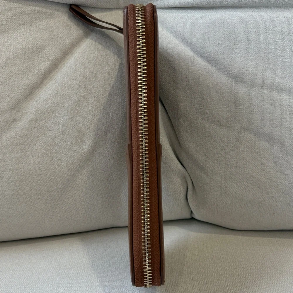 FRAME Les Second Continental Wallet- Tobacco